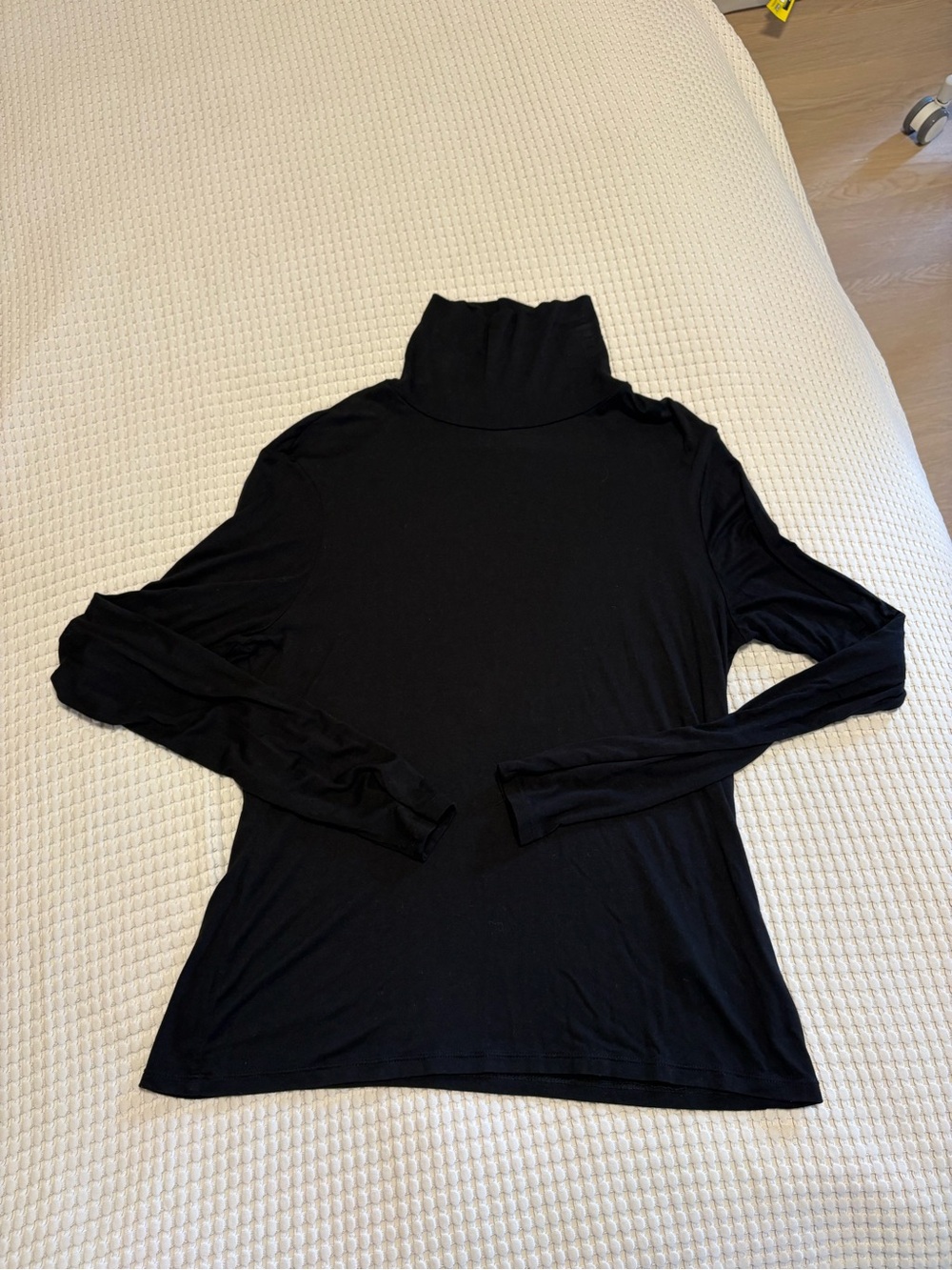 H&M Black Long Sleeve Turtleneck Top